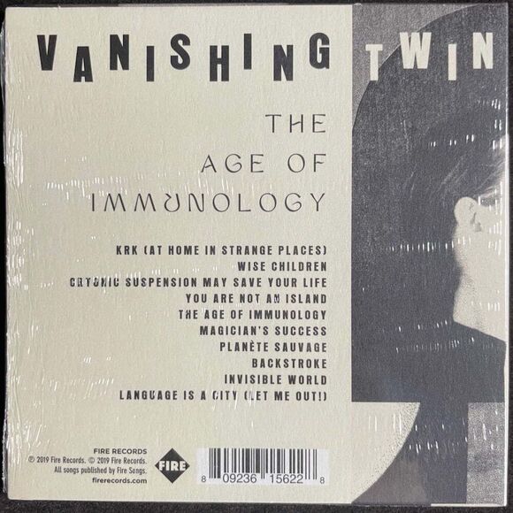 Vanishing Twin - Age Of Immunology - Compact Disc, CD, Fire Records, 2019 NEW - Picture 2 of 2